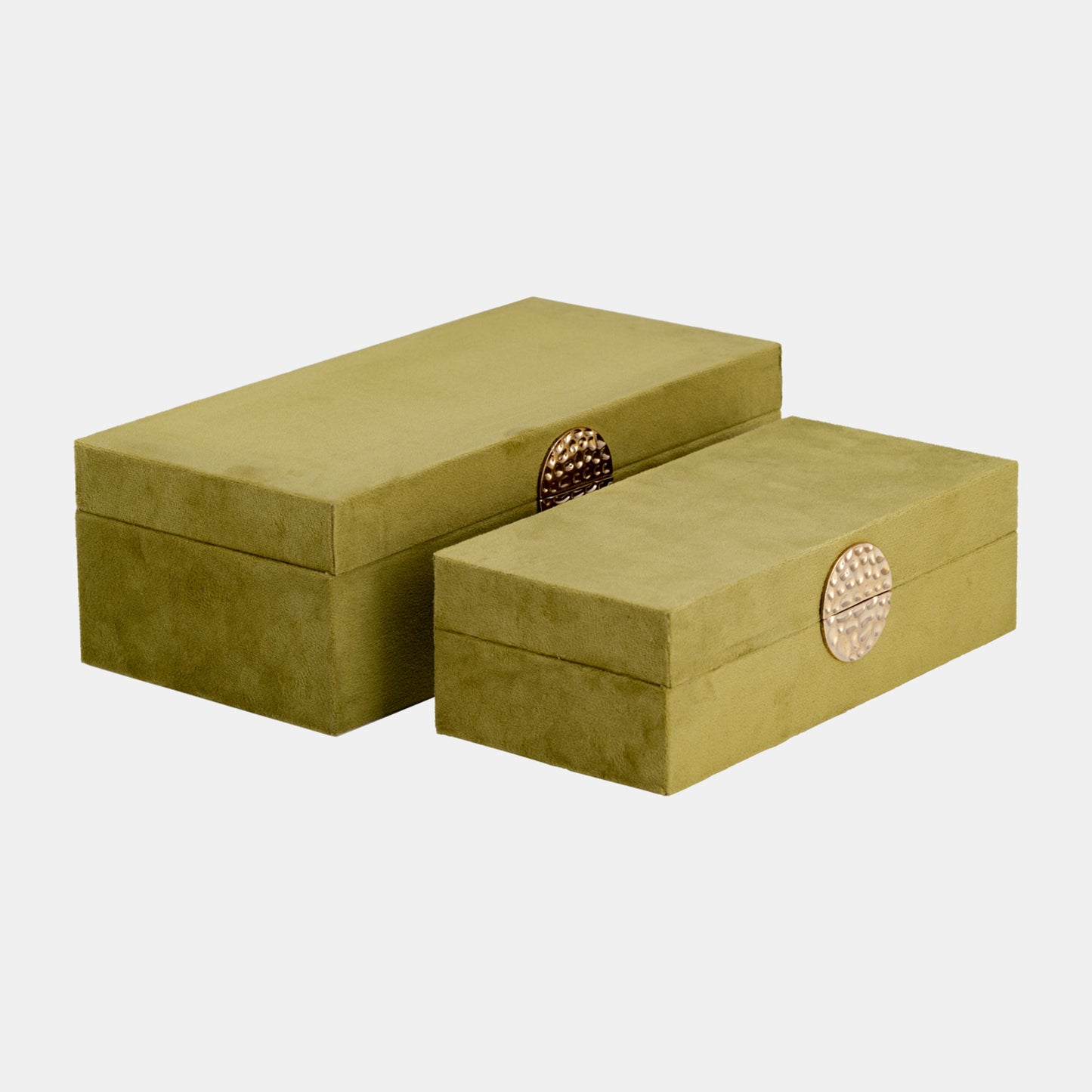 Olive/Gold Box with Medallion