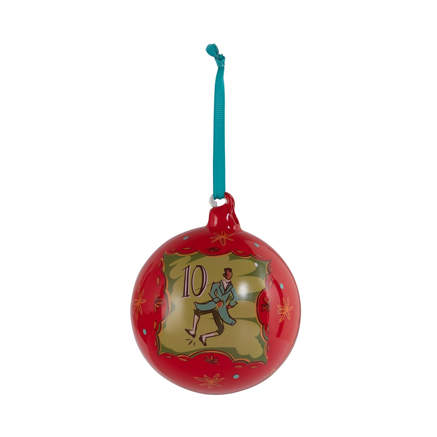 Promo 12 Days of Christmas Glass Ball Ornament Set