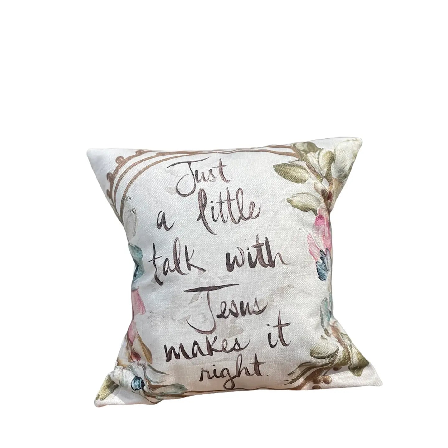 A Little Talk Pillow