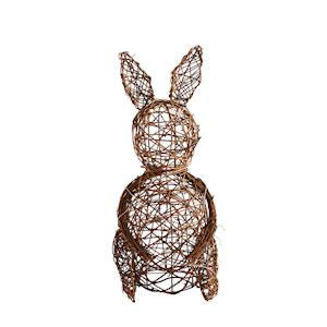 Small Woven Led Bunny Sitter
