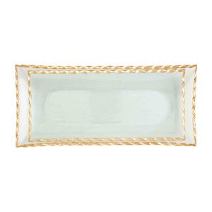 Gold Edge Tray Set