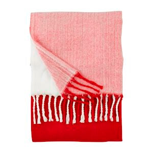 RED LARGE CHECK BLANKET