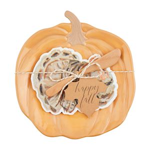 ORANGE PUMPKIN CHEESE SETS