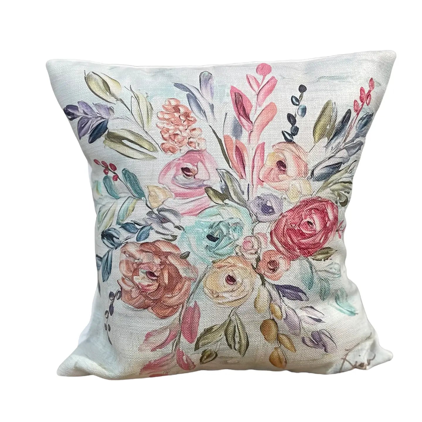 Colorful Bouquet Pillow