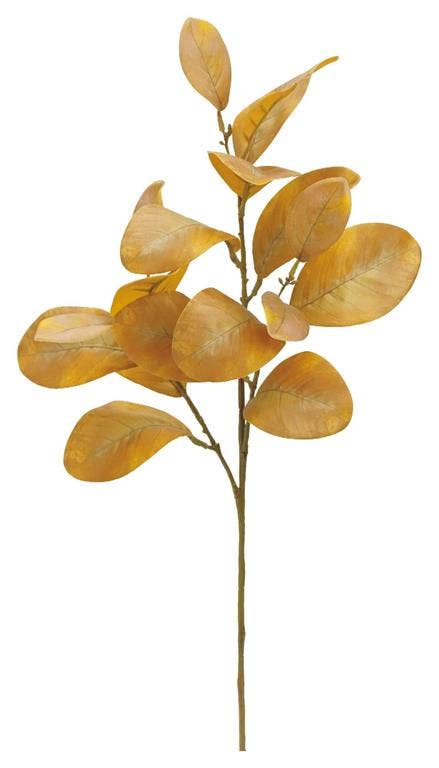 Magnolia Leaf Spray 28" Light Brown