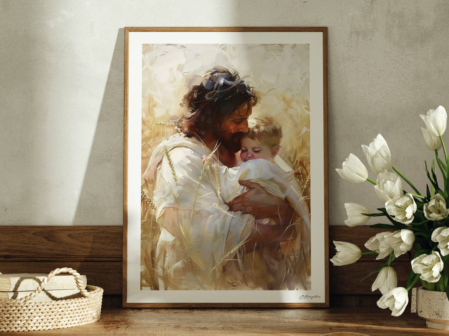 Bless the Children | Fine Art Print: Hand Embellished / 16"x20"