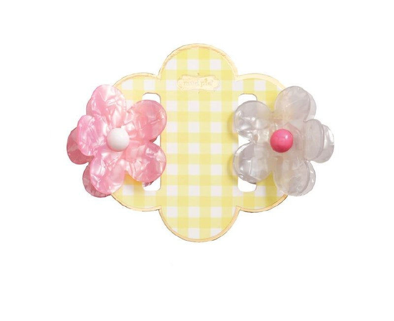Set 2 Flower Claw Hair Clip