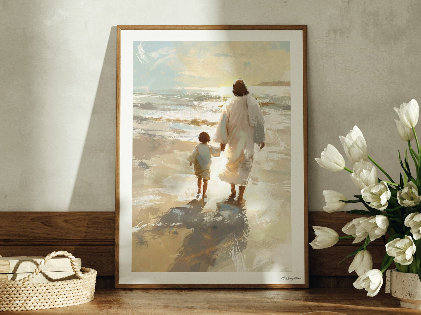 Morning Sun | Fine Art Print: Hand Embellished / 16"x20"