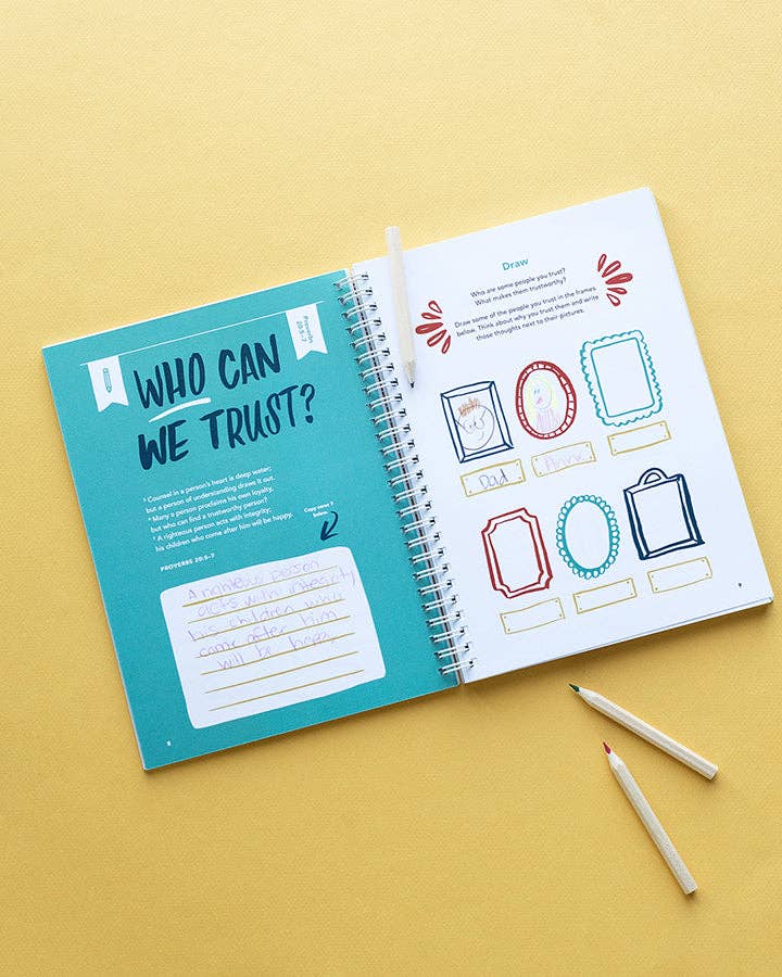 I Will Trust You Art Journal | Kids Read Truth: 1+