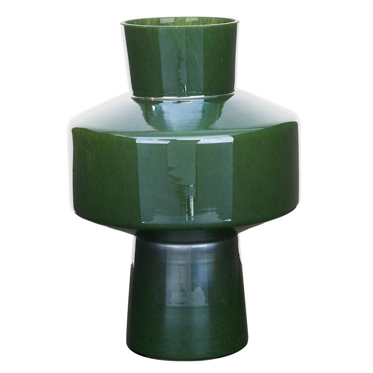 Green Glass Vase