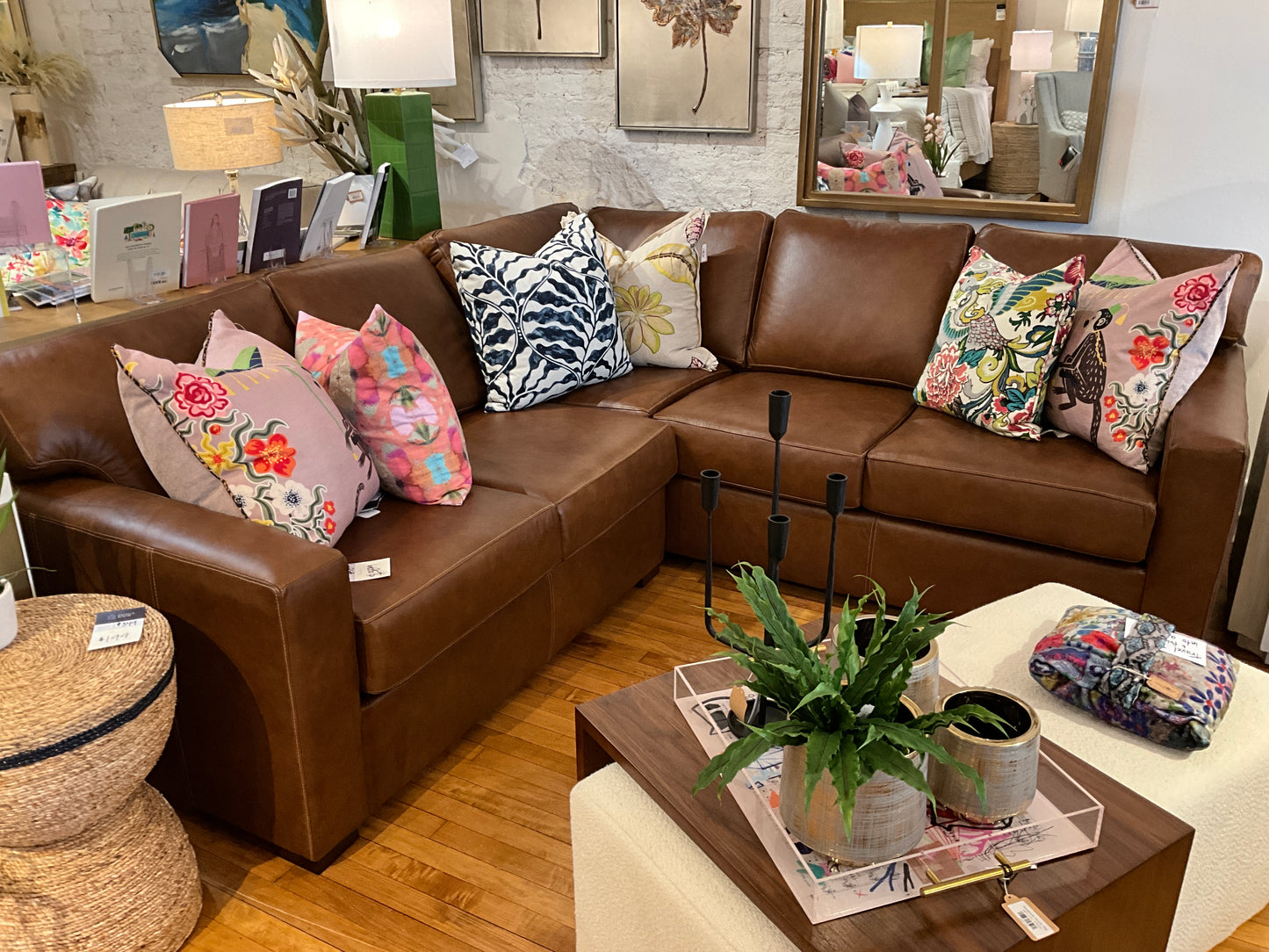 Leather Sectional