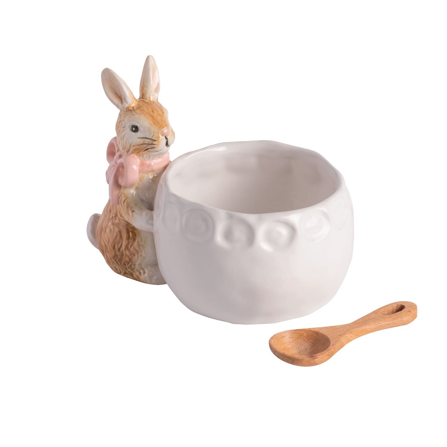 Pink Easter Bunny Dish