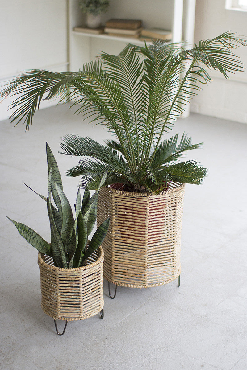 Woven Iron Basket-Large