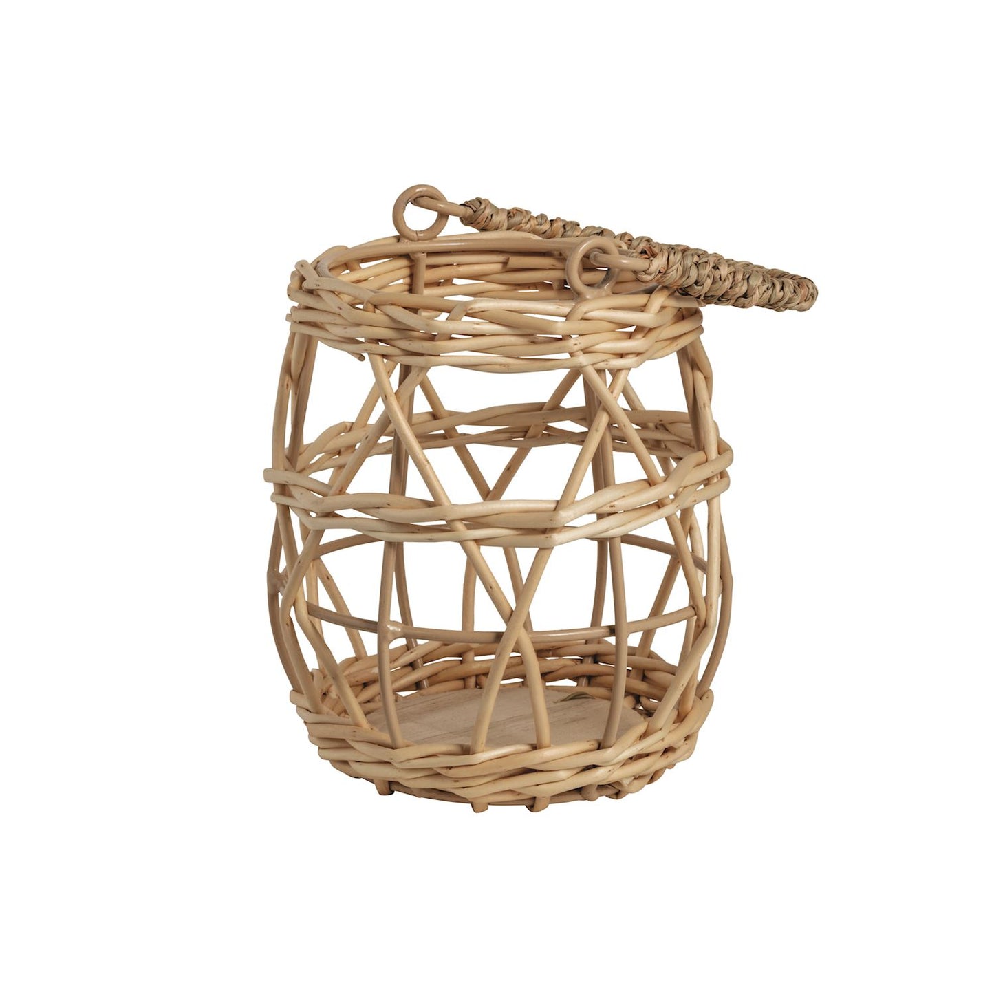 Open Weave Woven Lantern