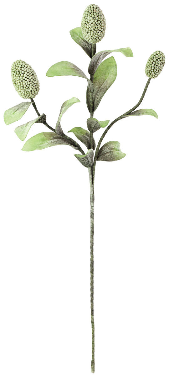 Green Beaded Stems