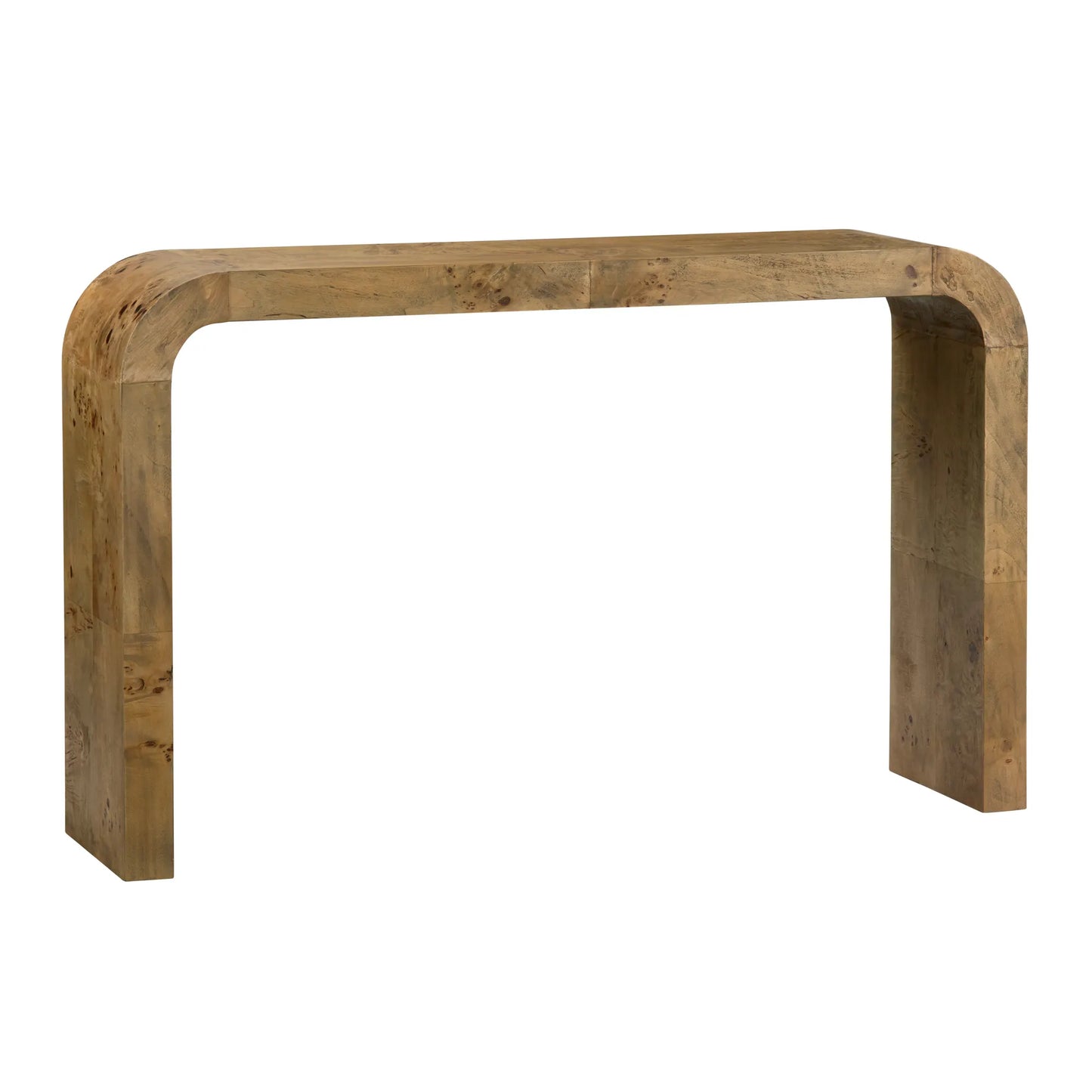 Burl Wood Console