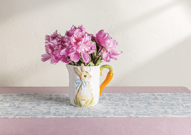 Bunny Carrot Handle Pitcher