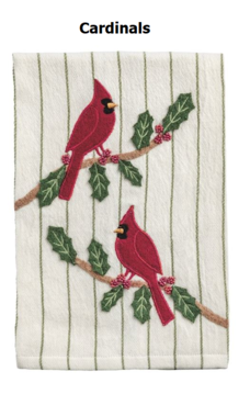Cardinals Appliqué Towel