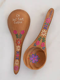 Wooden Coffee Scoop- but first coffee