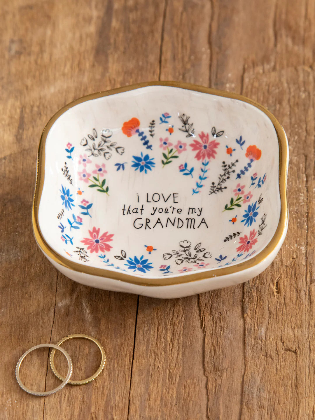 Antique Trinket Bowl - Grandma