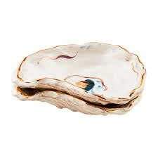 Oyster Tidbit Set of 2