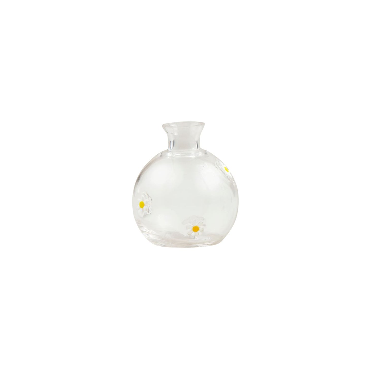 Daisy Glass Inlay Vase