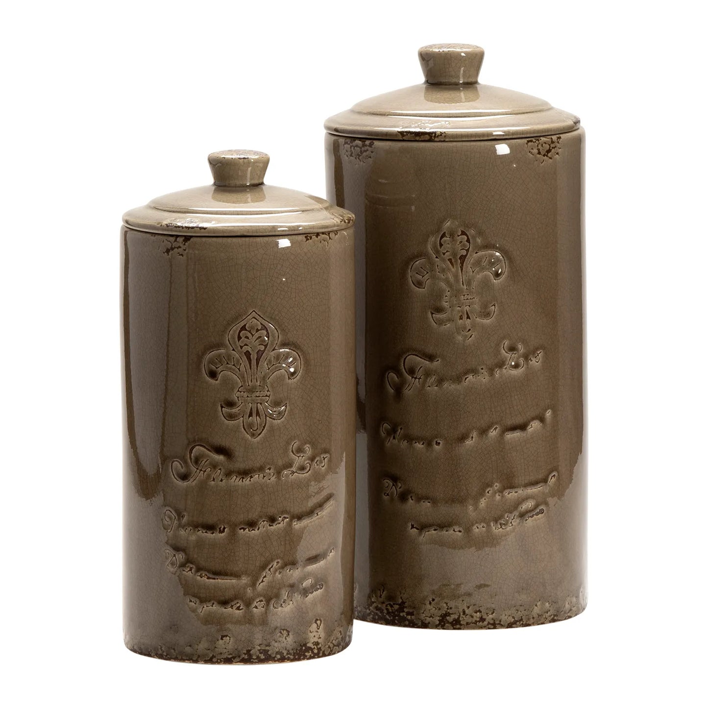 Leaflet Lidded Vase Set 2, CVVSA1006