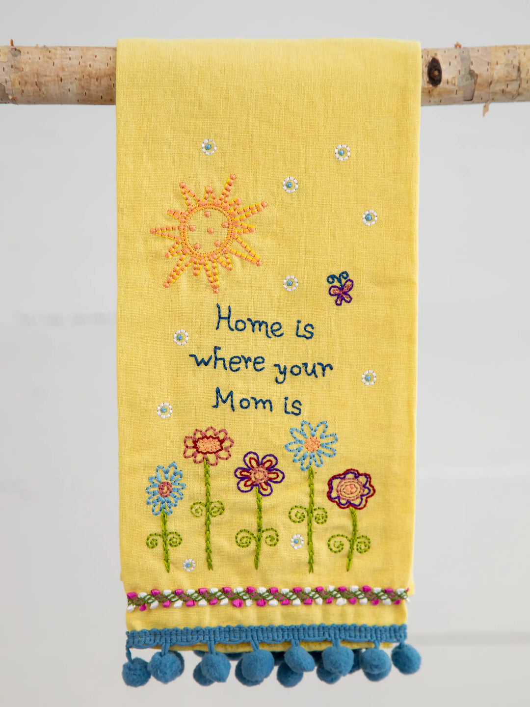 Linen Embroidered Hand Towel