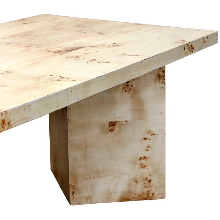 Burl Wood Dining Table