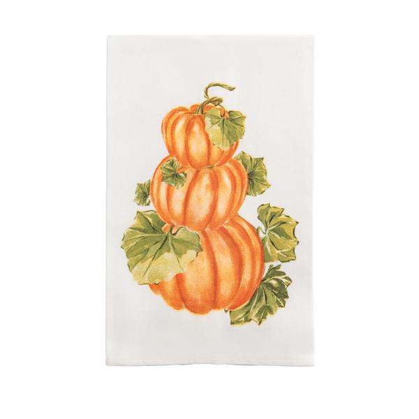 Stacked Pumpkin Towel