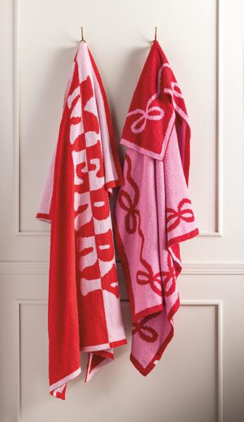 Merry Holiday Chenille Blanket
