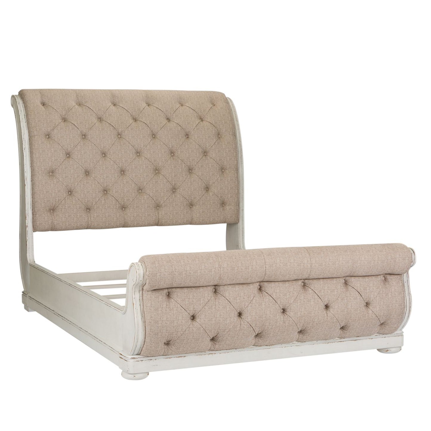 Liberty Upholstered Sleigh Bed - Queen