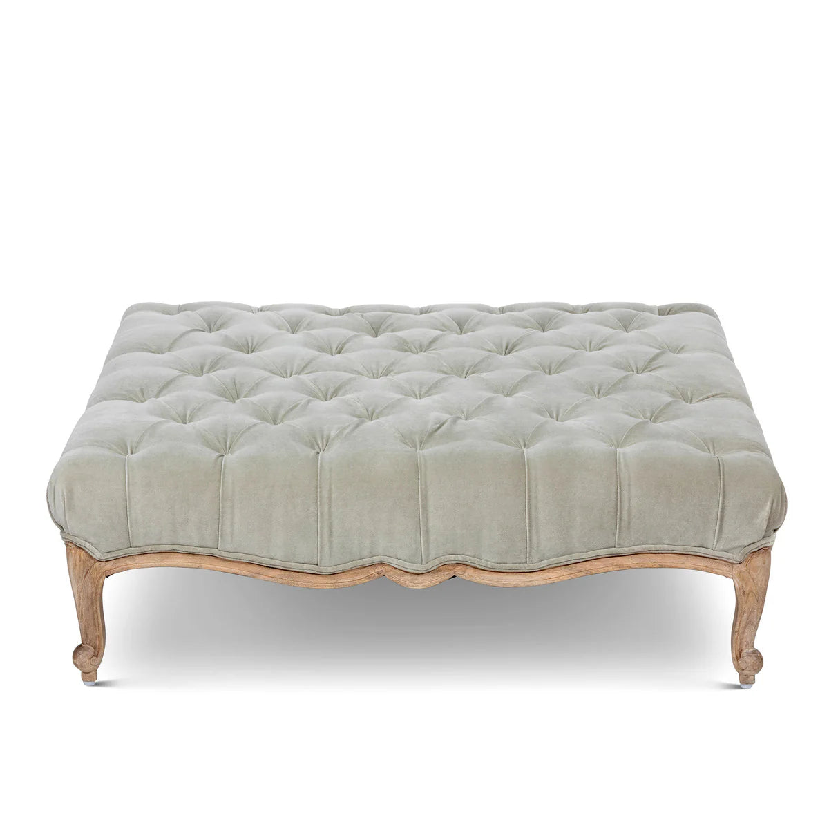Anais Velvet Upholstered Ottoman
