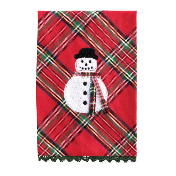 Snowman Boucle Icon Towel