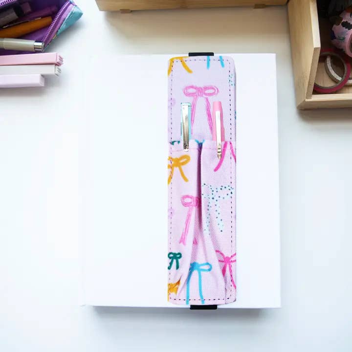 Beautiful Bows Elastic Pen Holder