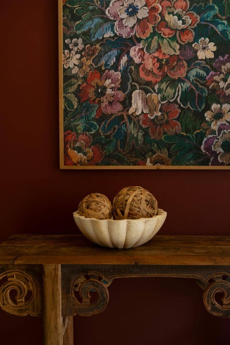 FRAMED PRINTED PAPER - FLORAL: Multi / Wood/Paper/Metal / 31" x 1" x 45"t