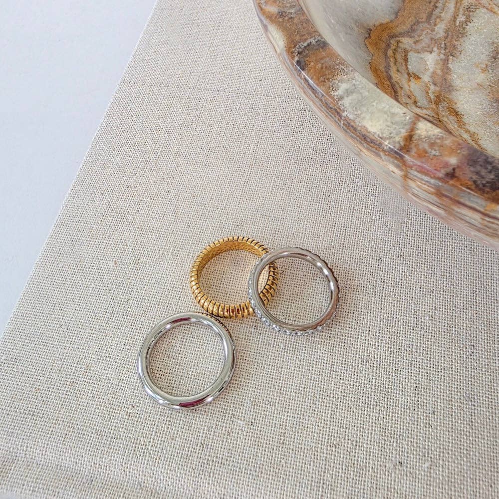 The Element Stack Ring Trio - WATERPROOF: 8