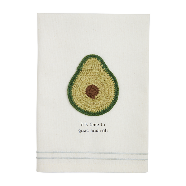 Avocado Fiesta Crochet Towels