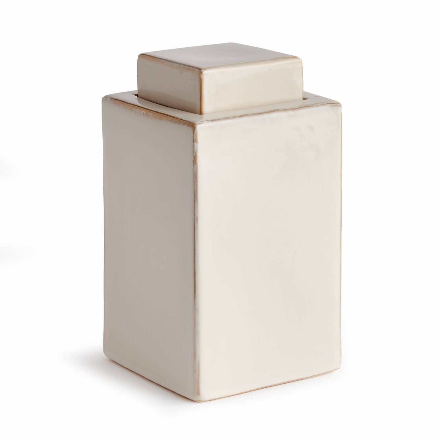 Ophelia Jar Large, White: Cream