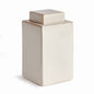 Ophelia Jar Large, White: Cream