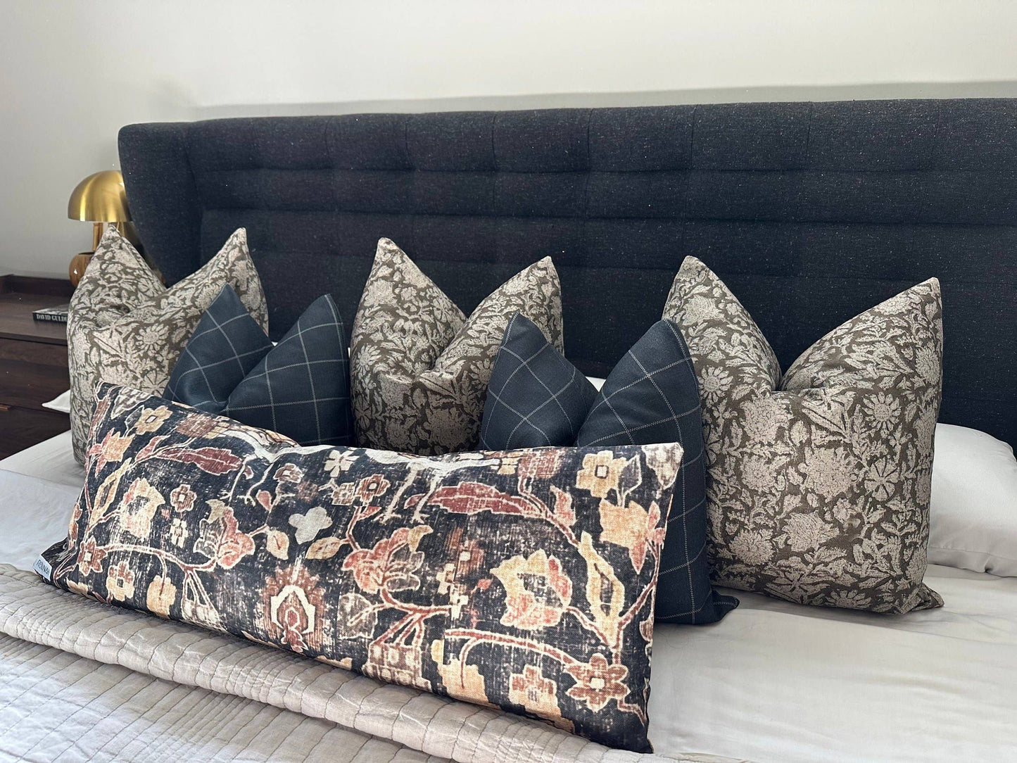 Rowe Pillow Cover: 22x22 Cover Only