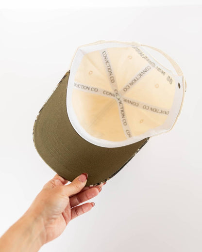 Keep Prayin' Baseball Hat - Camo & Army Green