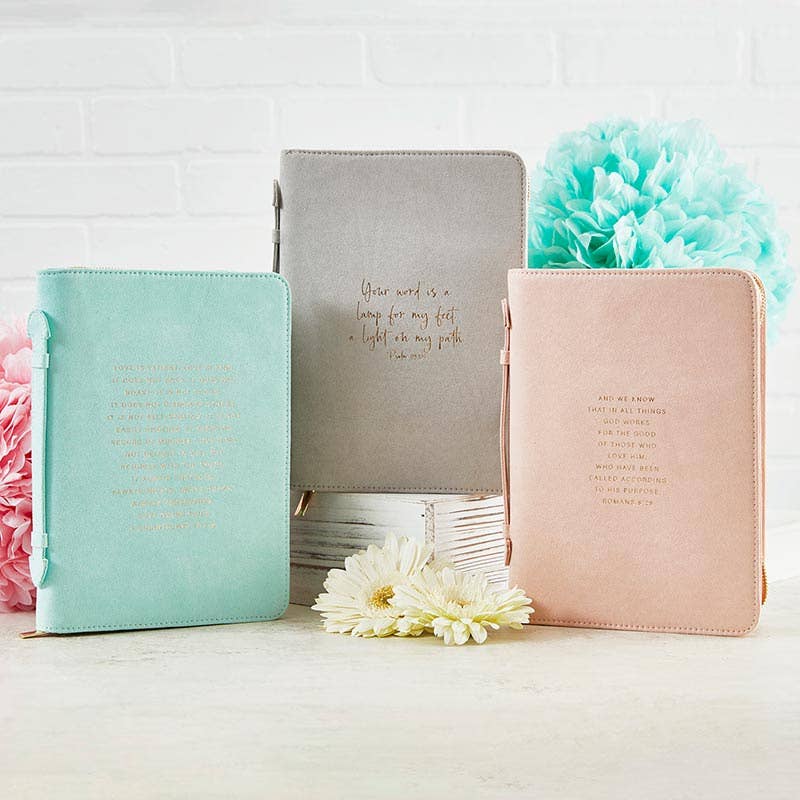 Simply Faith Bible Cover - Romans 8:28