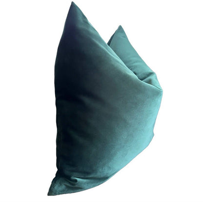 Emerald Green Velvet Pillow Cover: 22x22 Cover Only