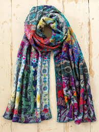 Cozy Blanket Scarf- Patchwork