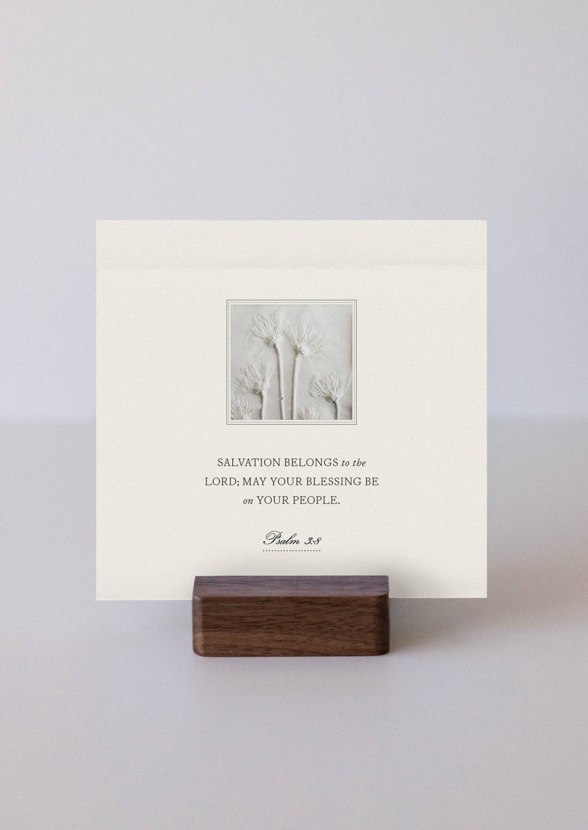 Wooden Card Stand