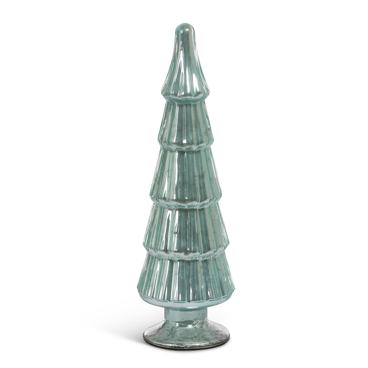 Promo Lustrous Sage Glass Tabletop Tree, 15"
