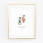 Luke 2:11 mary & joseph scripture print