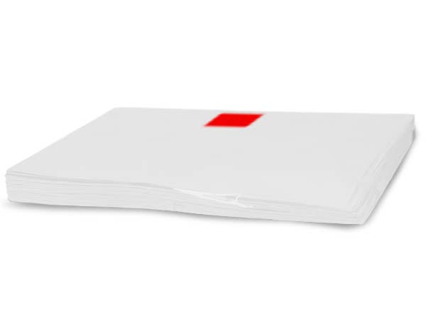 White Recycled Bulk Tissue Paper: White Recycled / 3840 Pack / 20x30"