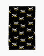 Dalmatian In Boots Black Tea Towel
